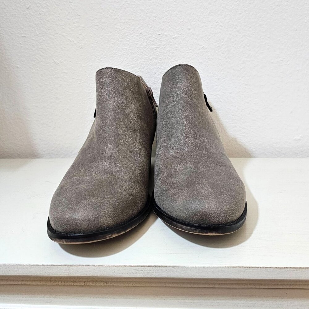LifeStride Womens Sz 9.5 W Blake Zip Ankle Bootie Western Comfort Casual Boots - Picture 3 of 9